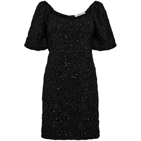 Haute L' Amitié Dazzy Crease Sequin, Sort